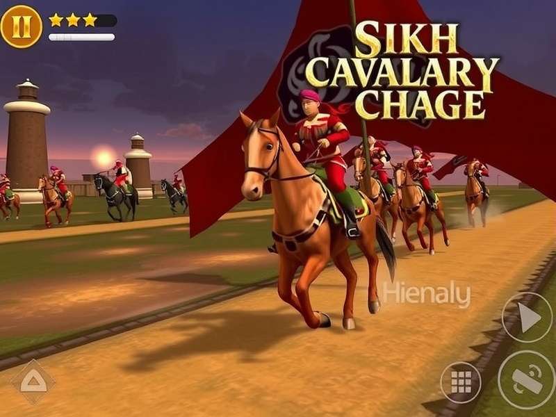 Sikh Cavalry Charge Game Screenshot
