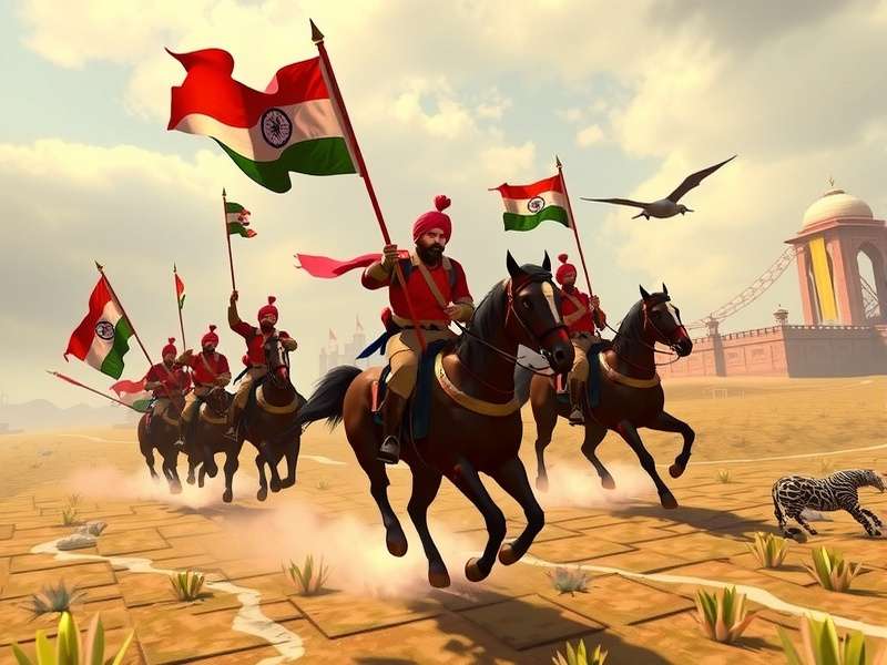 Sikh Cavalry Charge Game Features